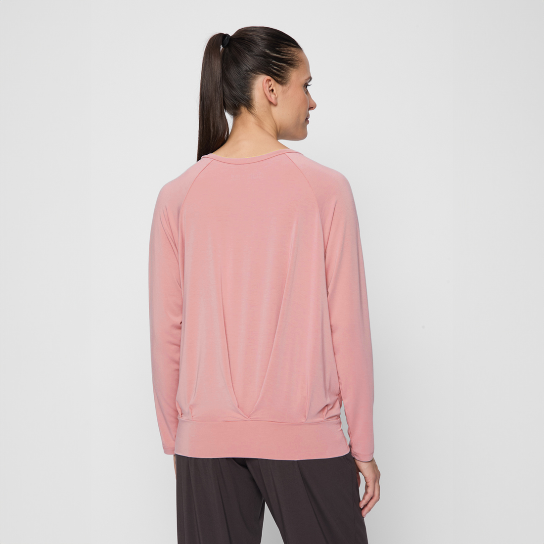 Langarmshirt Boxpleat - Faded Rose