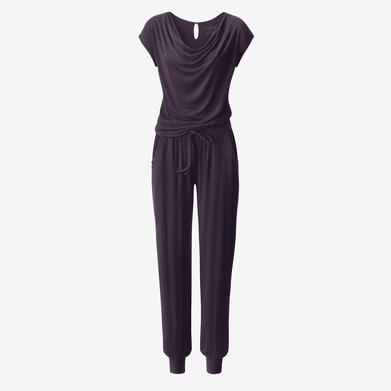 Jumpsuit Waterfall  - Dark Aubergine