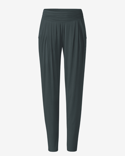 Yogahose Roll Down - Dark Forrest