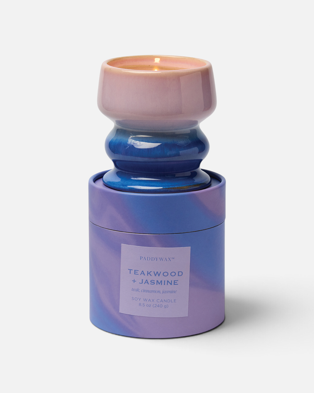 Keramik-Duftkerze Melt Ombre - Teakholz &amp; Jasmin