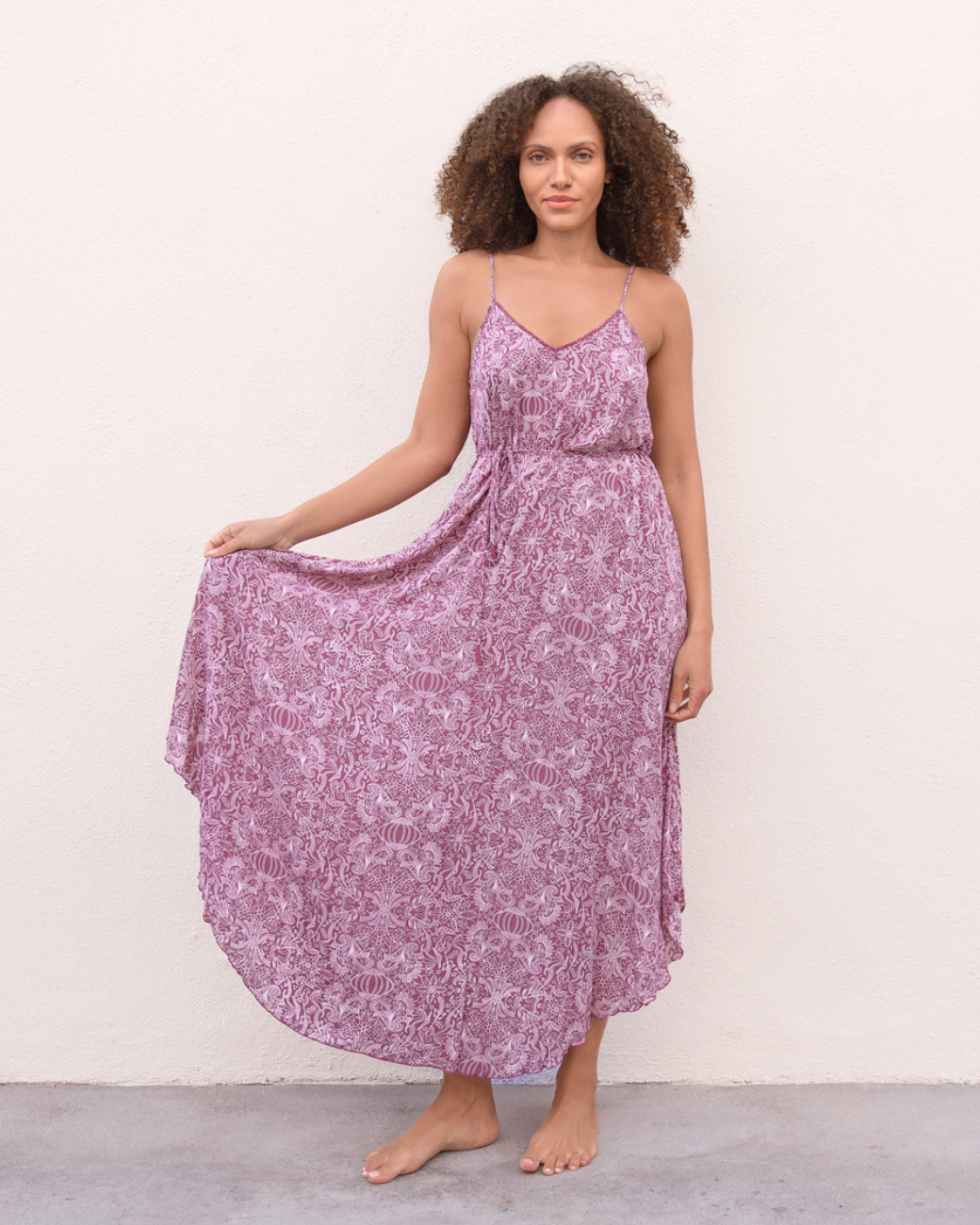 Maxi-Dress Estelle - Paisley Mauve