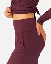 Heya Culotte Dark Cranberry – Detailansicht – Lotuscrafts
