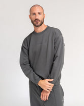 FEND Mens Sweater Anthrazit – Model Front – Lotuscrafts