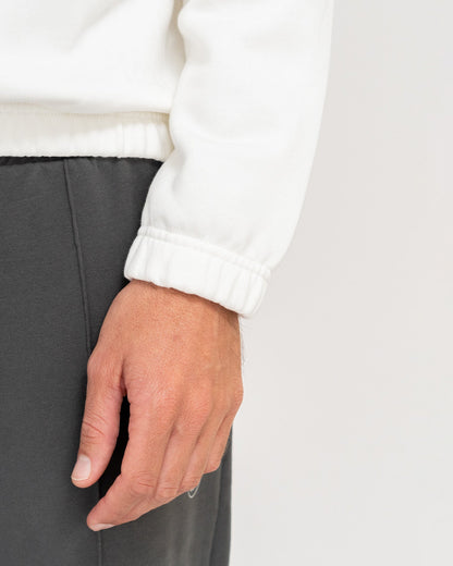 Marshmallow - Lotuscrafts Yoga Sweater Men Detail Ärmel Saum