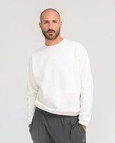 FEND Mens Sweater Marshmallow – Model Front – Lotuscrafts