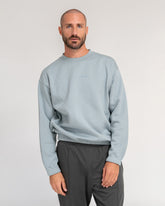 FEND Mens Sweater Stone Blue – Model Front – Lotuscrafts