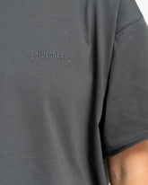 Anthrazit - Anthracite Lotuscrafts Yoga Top Model Detail Logo