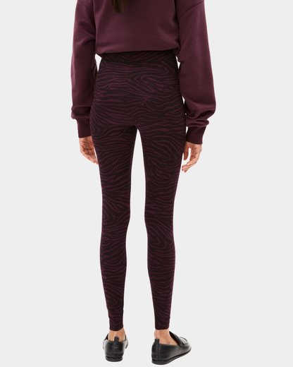 FARIBAA ZEBRARAA - dark cranberry