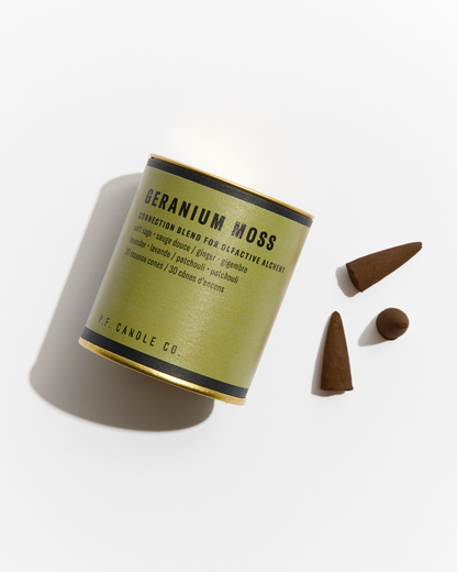 No. 3 Geranium Moss Incense Cones
