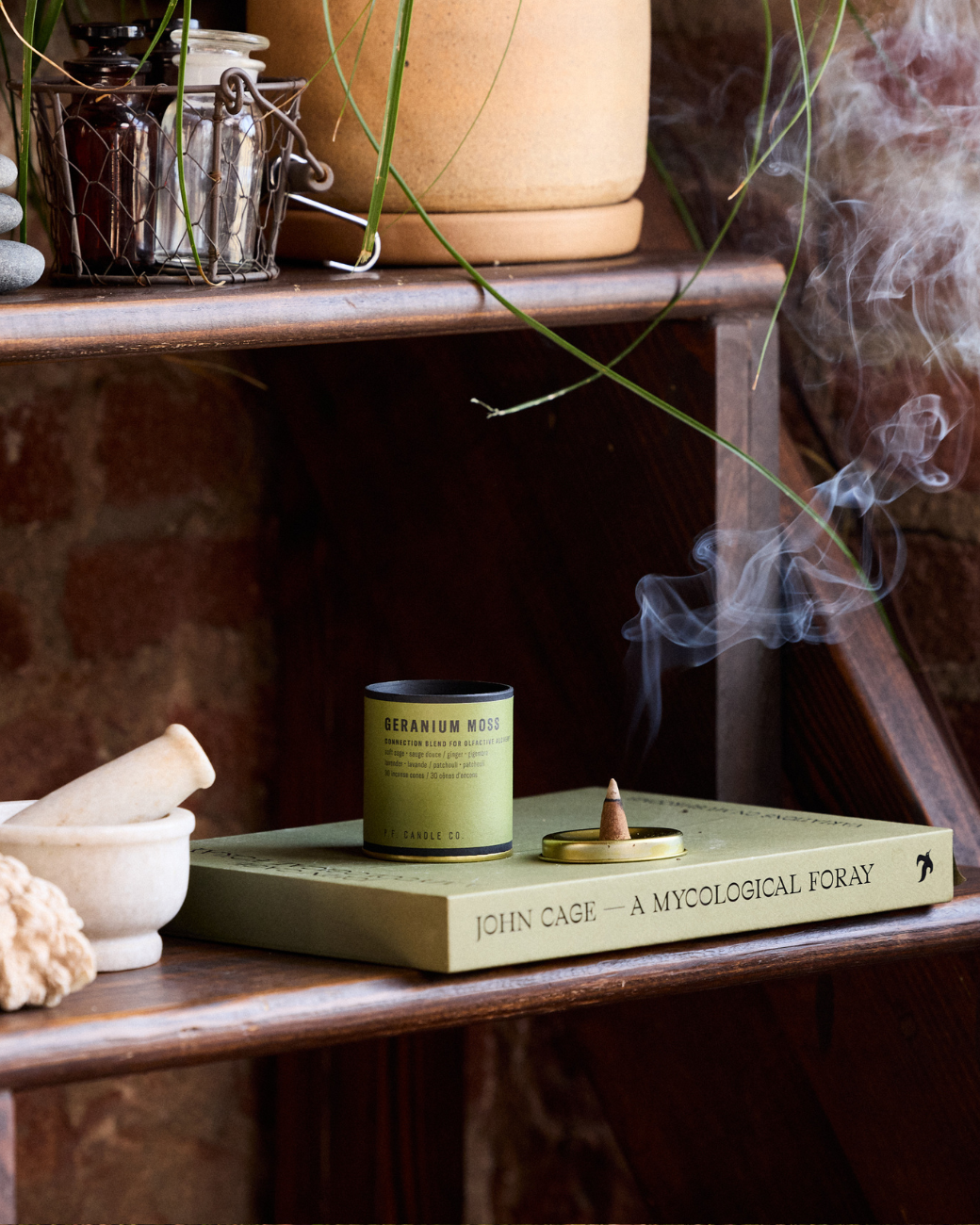 No. 3 Geranium Moss Incense Cones