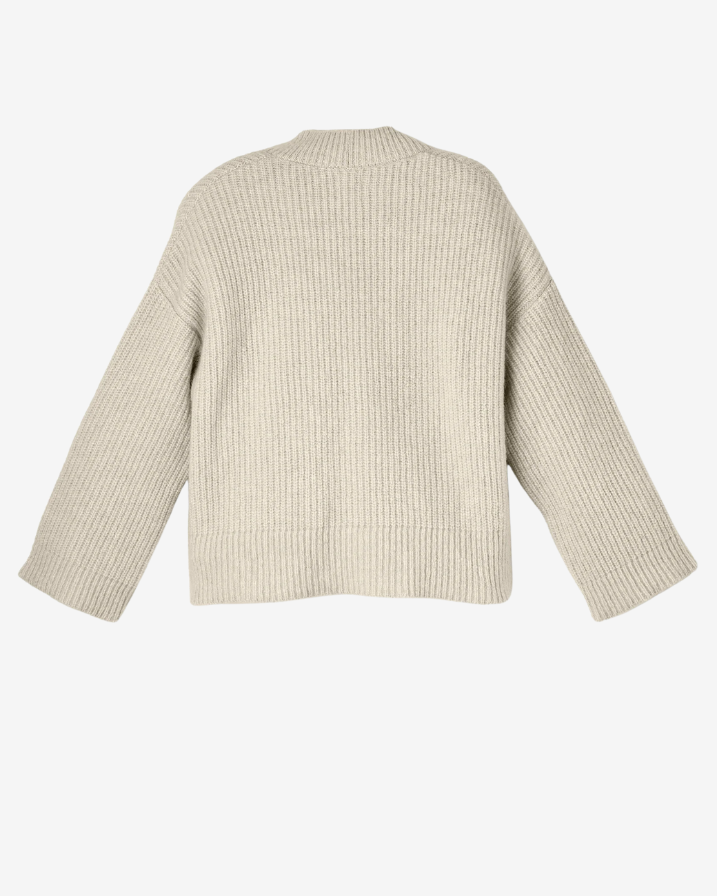 Asymetrischer Cardigan - Beige