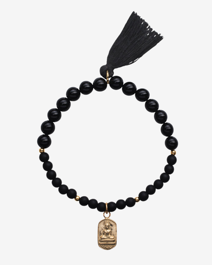 Handmala Buddha Gold, Onyx