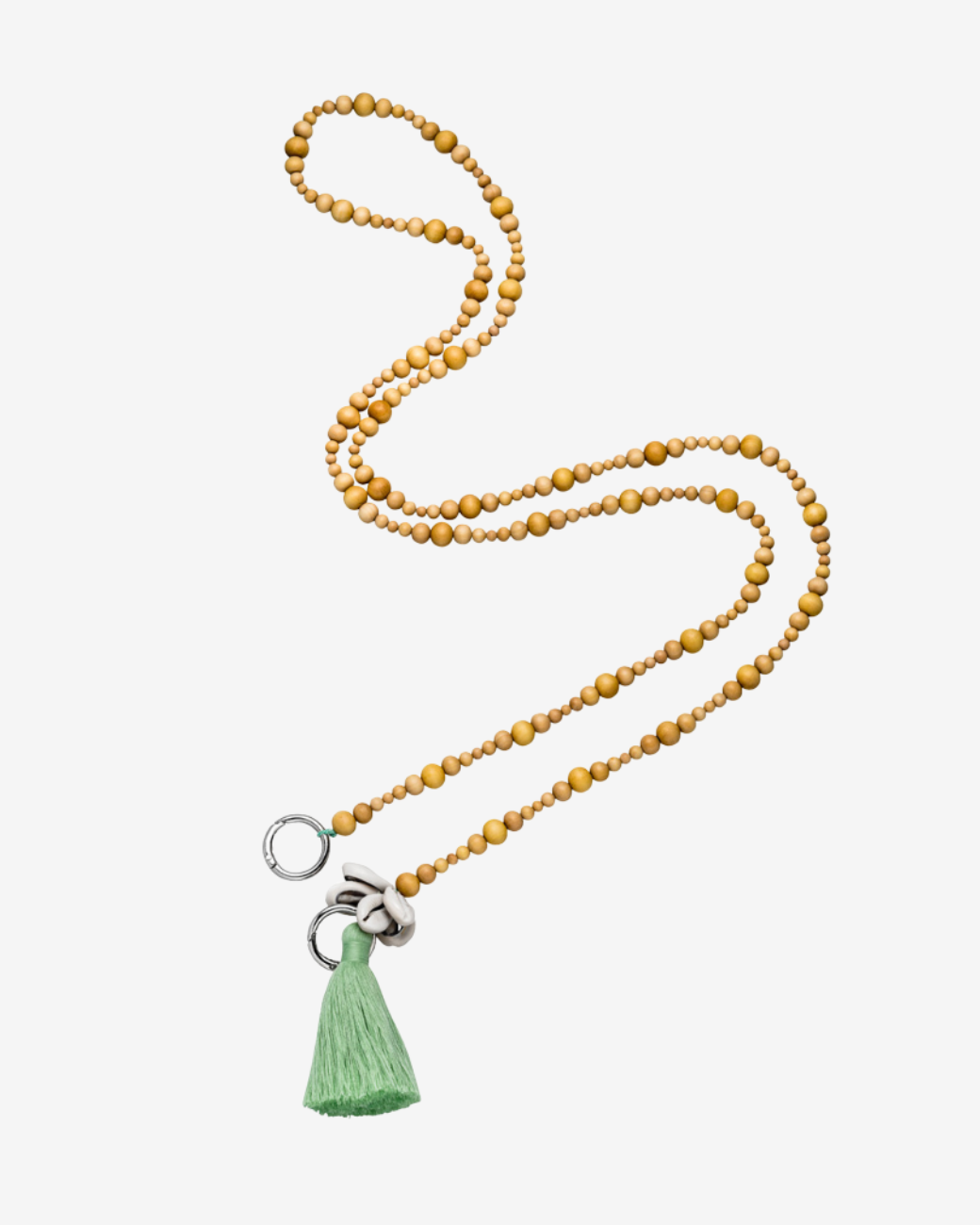 Handykette Sandelholz Perlen Paradise Mint