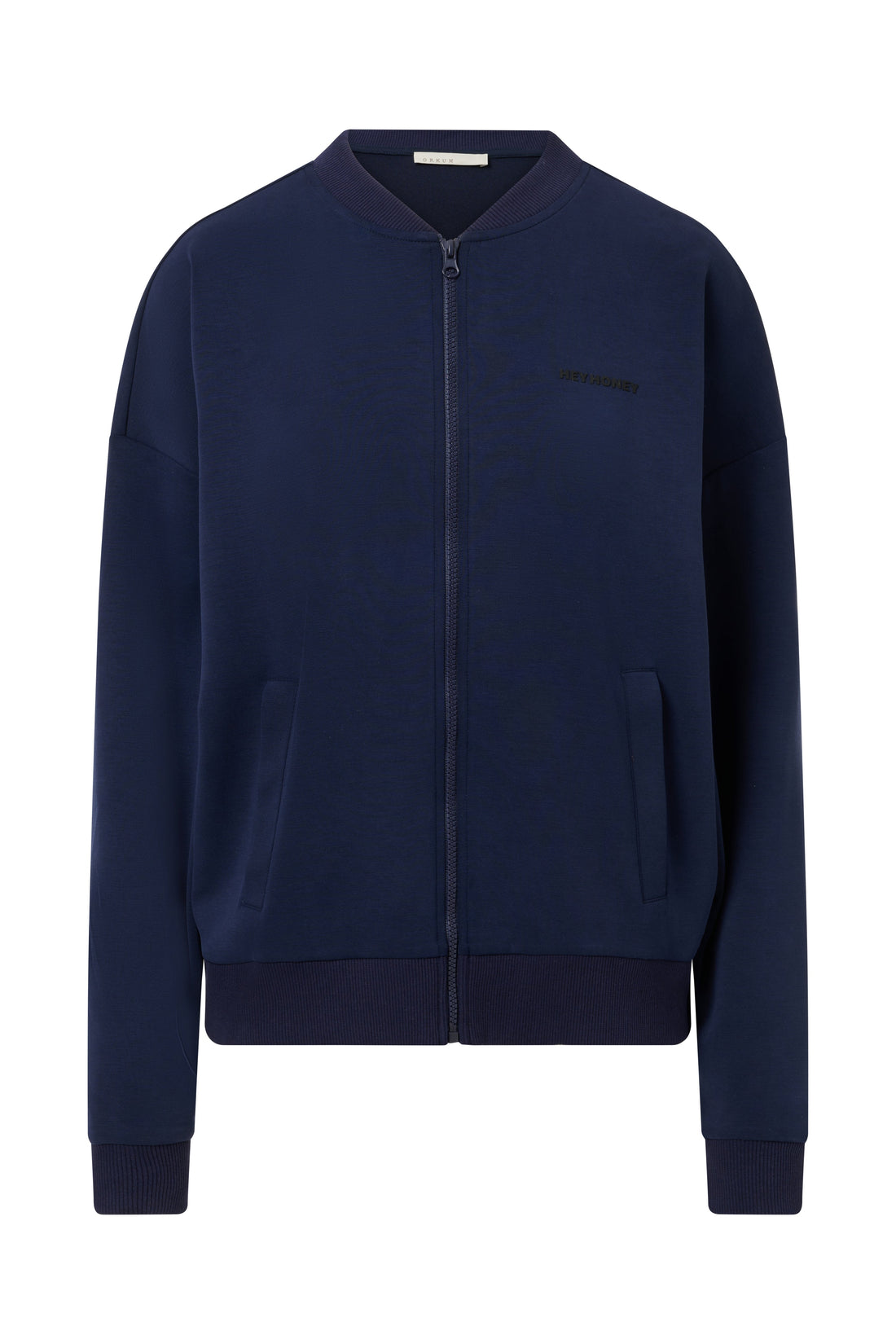 Lux Bomber Jacket Baritone Blue – Produktfoto – Hey Honey
