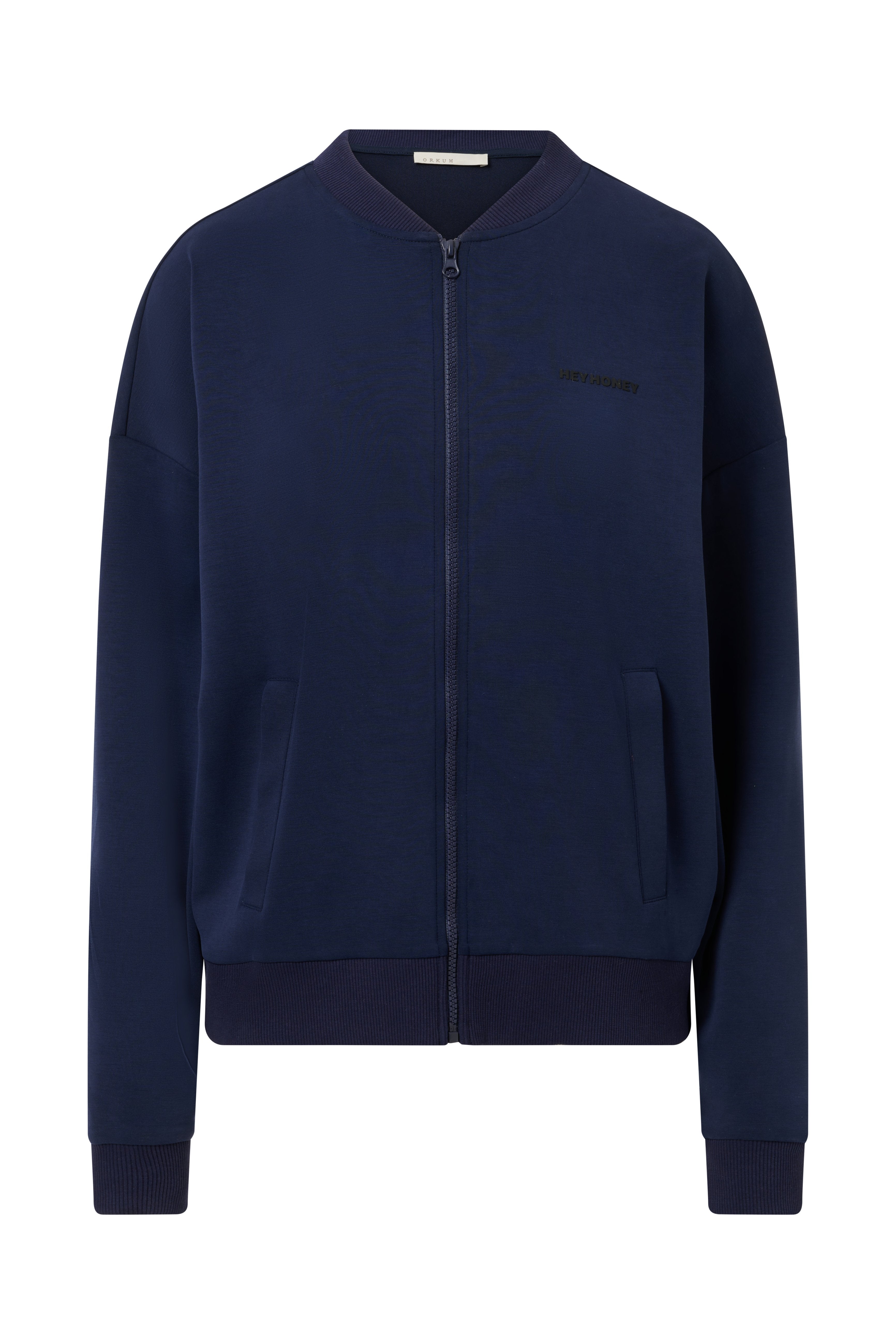 Lux Bomber Jacket Baritone Blue – Produktfoto – Hey Honey
