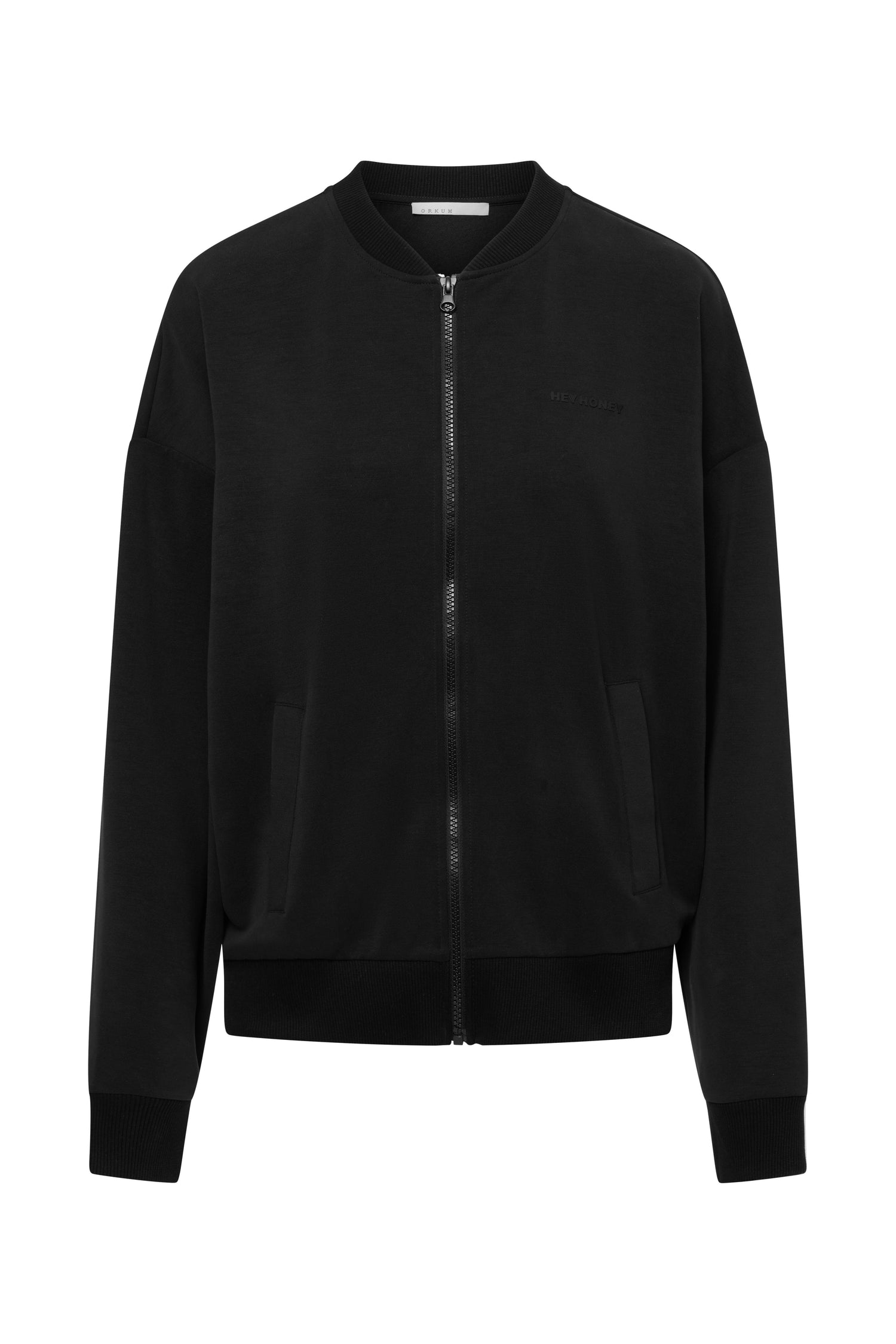 Lux Bomber Jacket Black – Produktfoto – Hey Honey