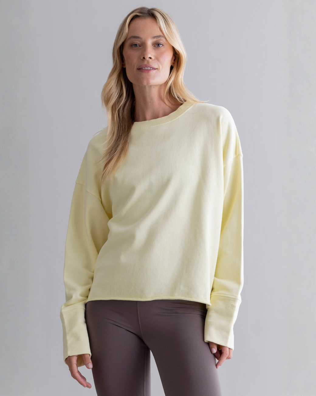 Open Edge Sweater Yellow
