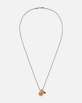 greenyogashop Sternzeichen Kette Zwillinge aus vergoldetem Sterlingsilber mit Tigerauge Anhänger an dunkler Schnur