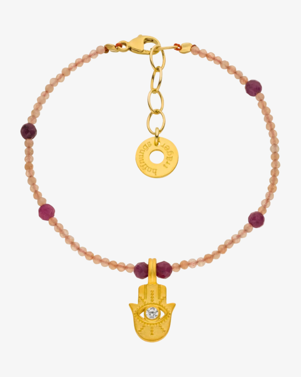 Schutzarmband Hamsa Sanftmut Gold – Armband von Hoffnungsträger