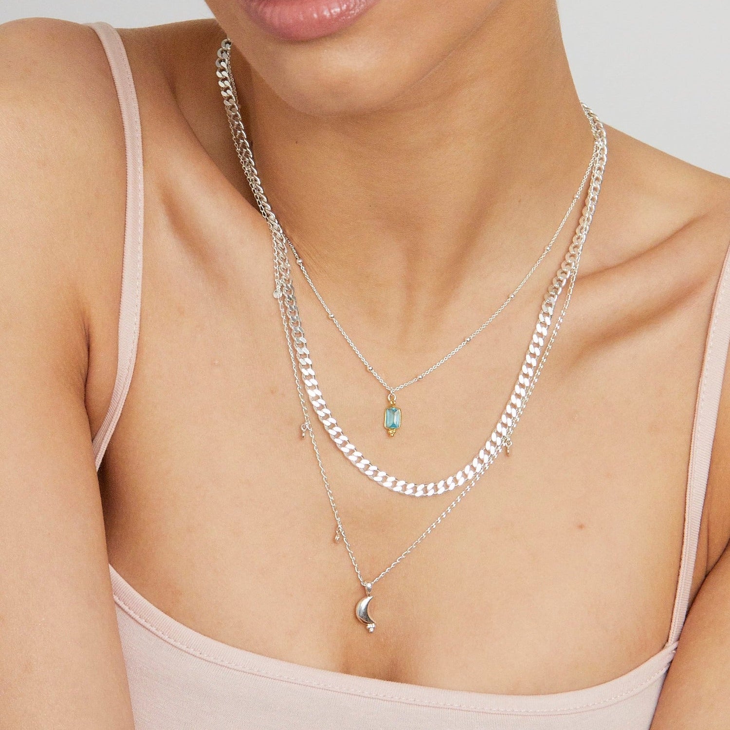 Mond Kette Magic Moon Silber – Styling am Hals – Hoffnungsträger
