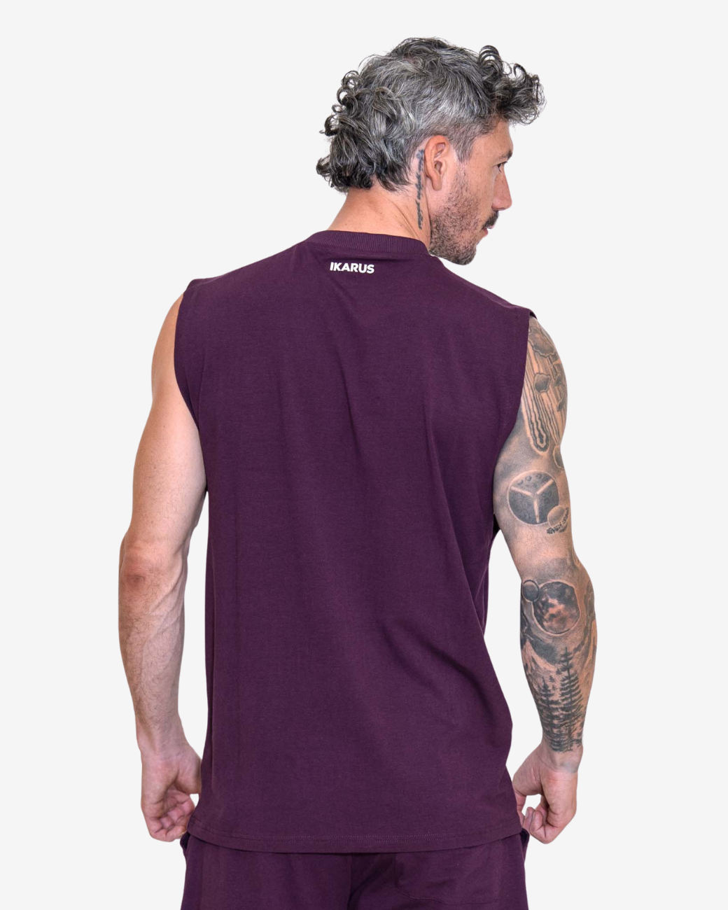 PHOENIX No Sleeve Shirt - Darkpurple