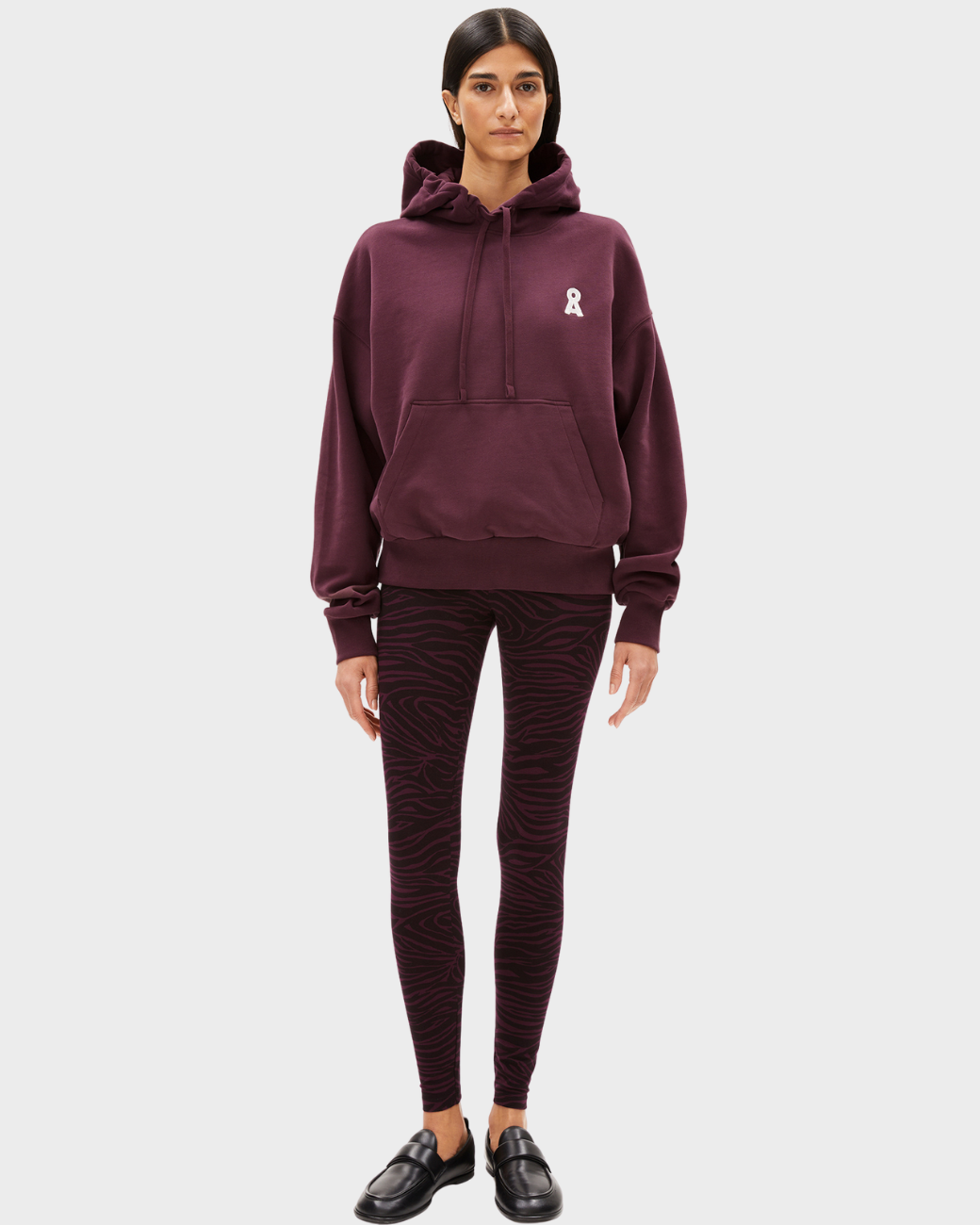 ICONIC Å FRANCISARAA Sweater - dark cranberry