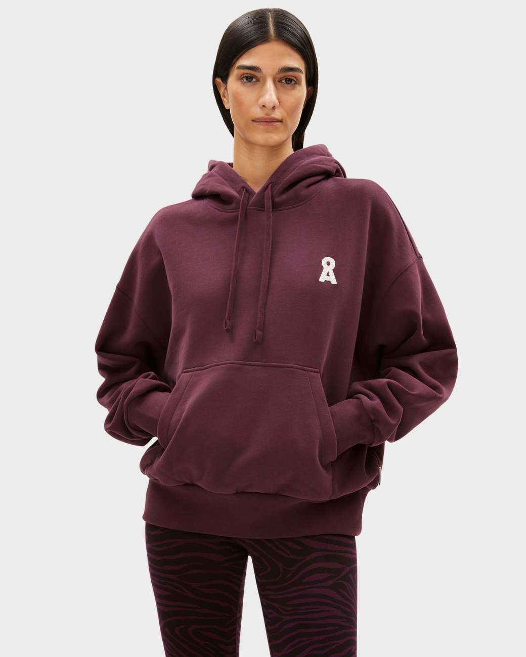 ICONIC Å FRANCISARAA Sweater - dark cranberry