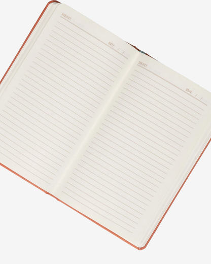 Celestial Bookcloth Journal ‐ Terracotta Sun