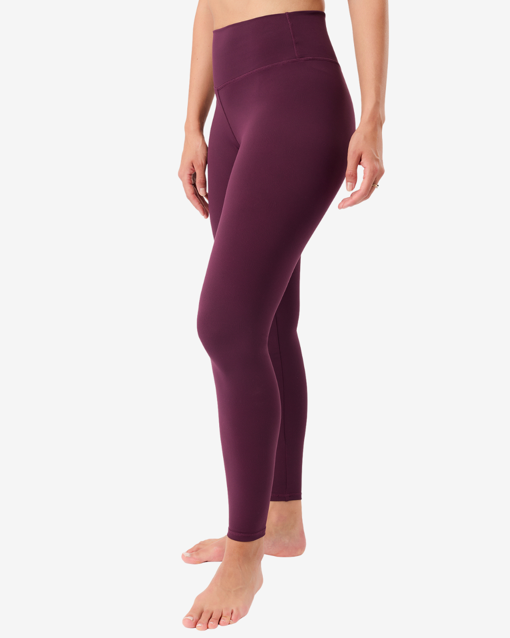 Mono Printed Leggings - Bordeaux