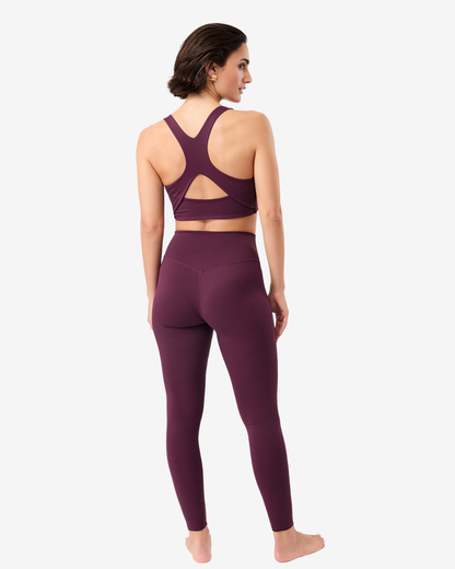 Mono Printed Leggings - Bordeaux