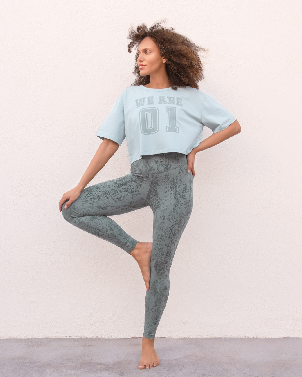 Leggings Sumatra Snake - Agave