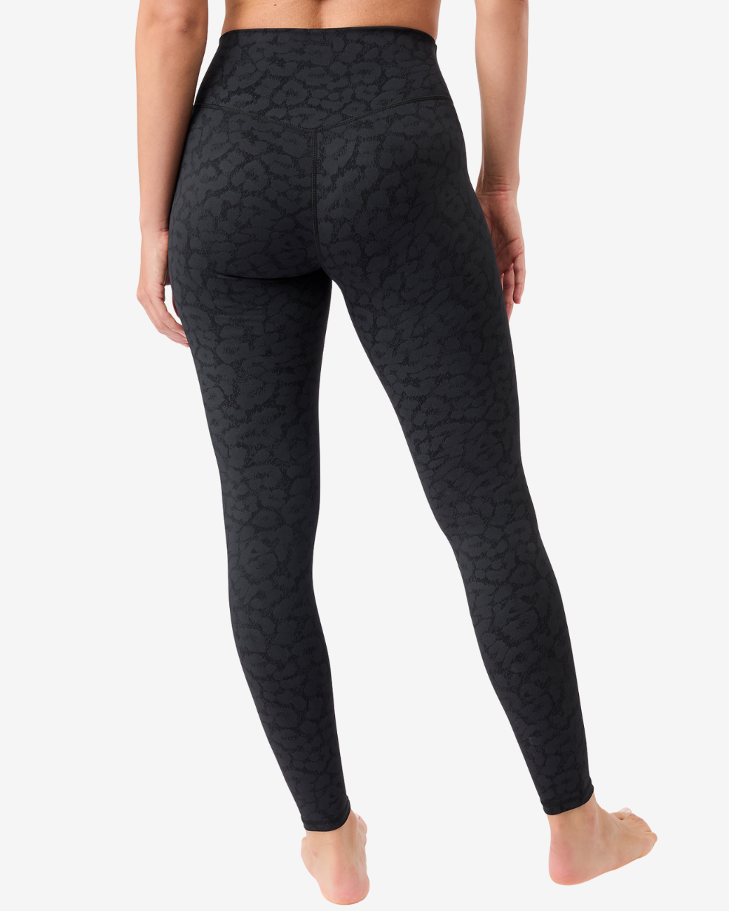 Mono Printed Leggings - Leo Black