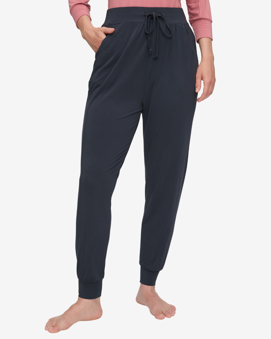 Long Yogahose - Midnight Blue