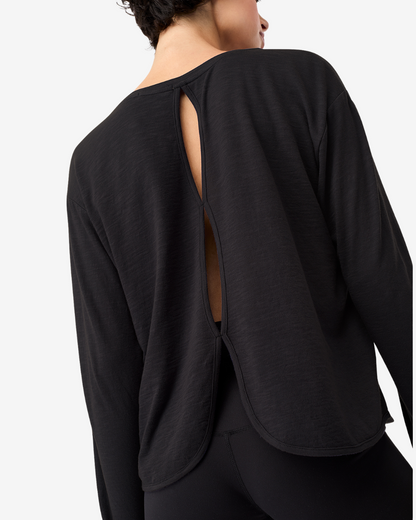 Longsleeve Open Back - Black