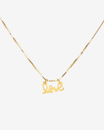 LOVE Kette Gold