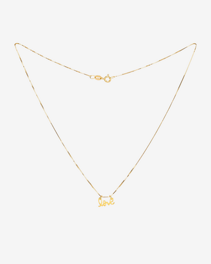 LOVE Kette Gold