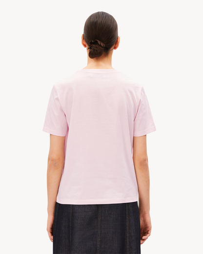 LUALAA EMBRO T-SHIRT - pink mist