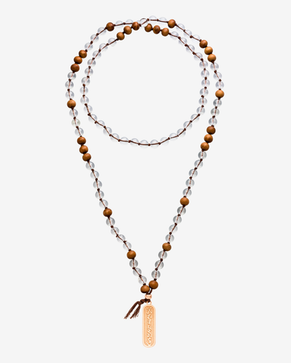 Mala Kette Clear Your Mind -  Bergkristall