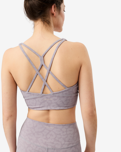 Monoprinted Bra tender lilly