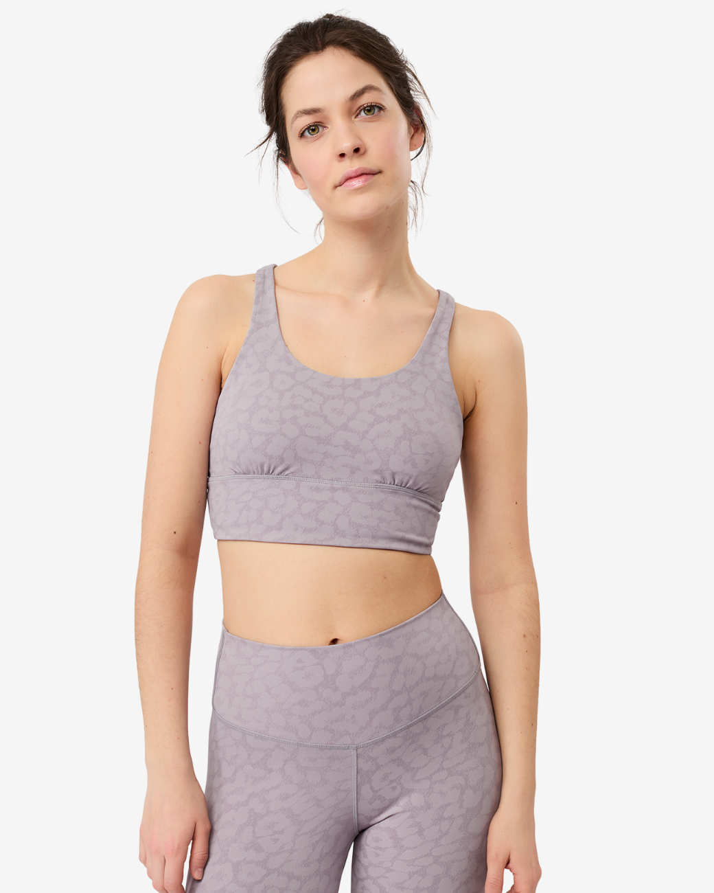 Monoprinted Bra tender lilly
