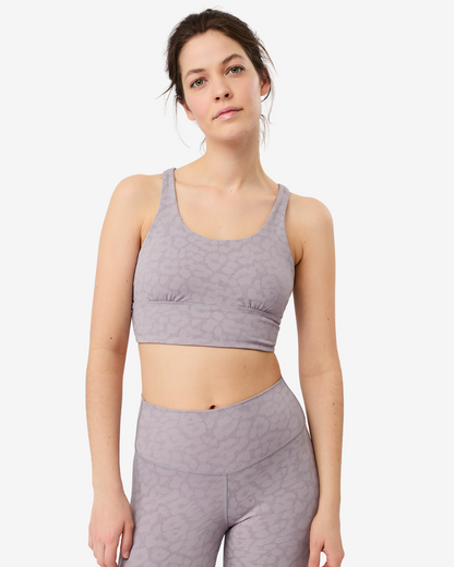Monoprinted Bra tender lilly