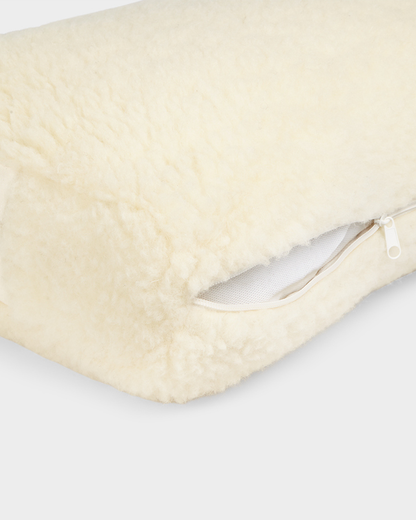Yogabolster Eckig Wolle - Natural