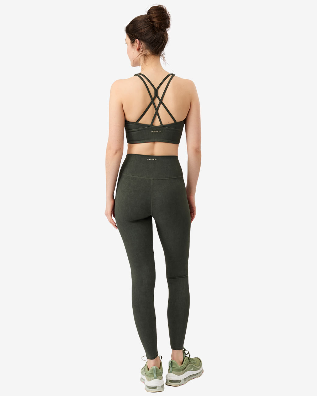 Mono Printed Bra Moss