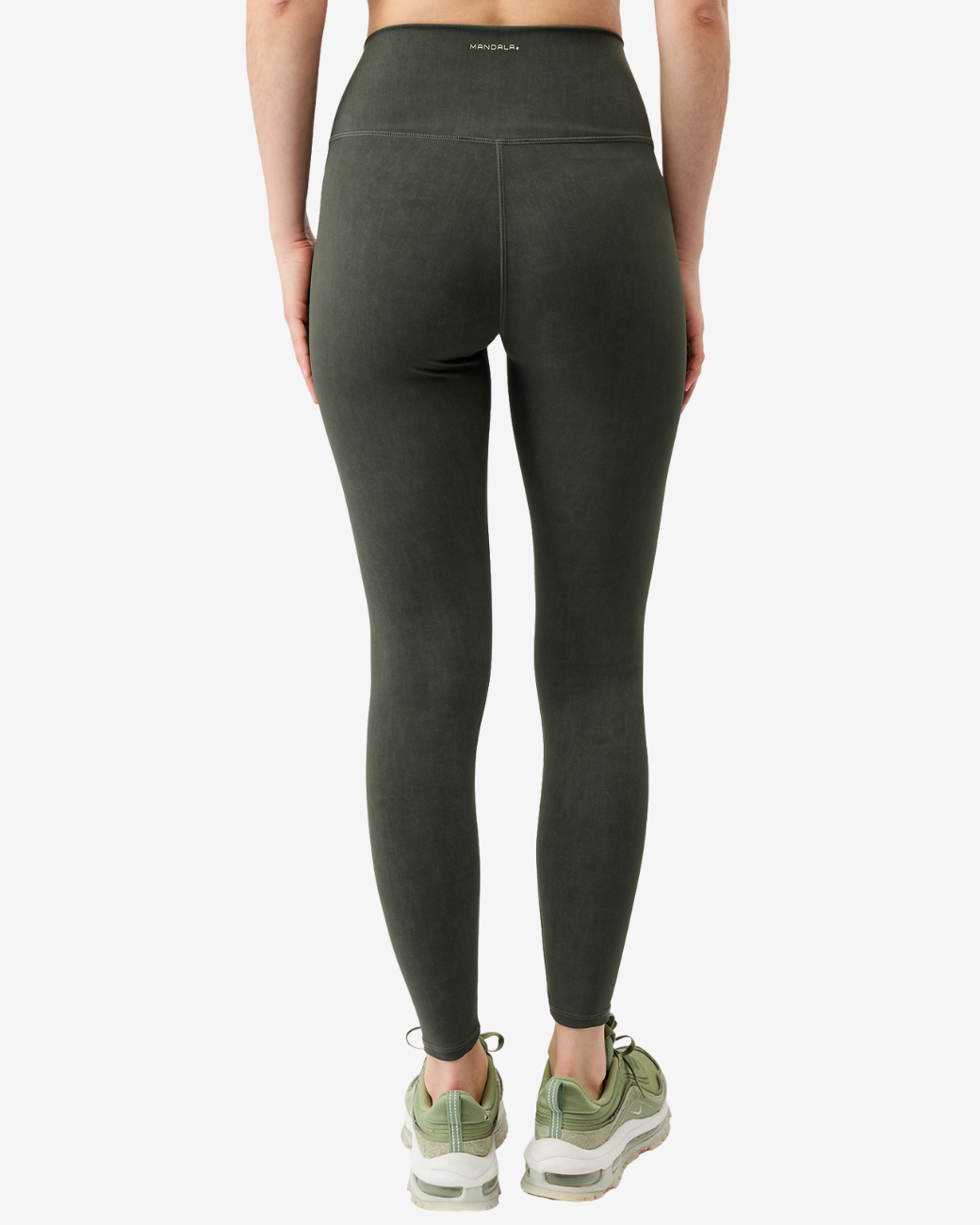 Mono Printed Leggings Moss