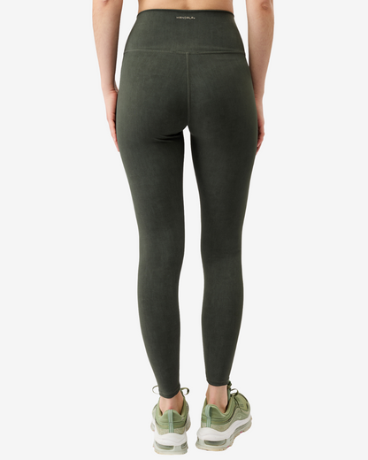 Mono Printed Leggings Moss