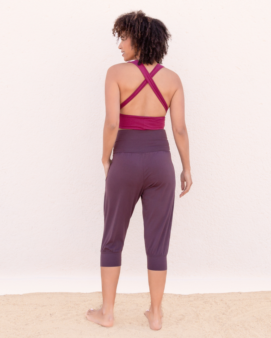 3/4 Pants Nidhi - Plum