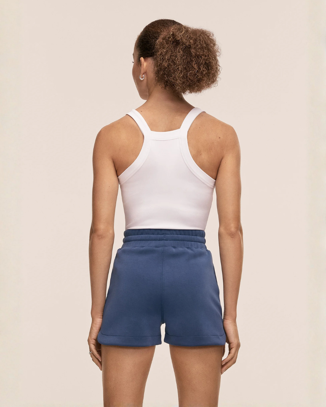 Peachy Shorts Blue Shadow