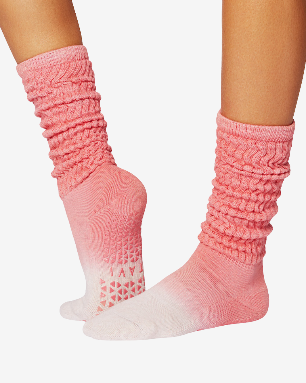 Yogasocken Grip Stacy - Hot Coral Ombre