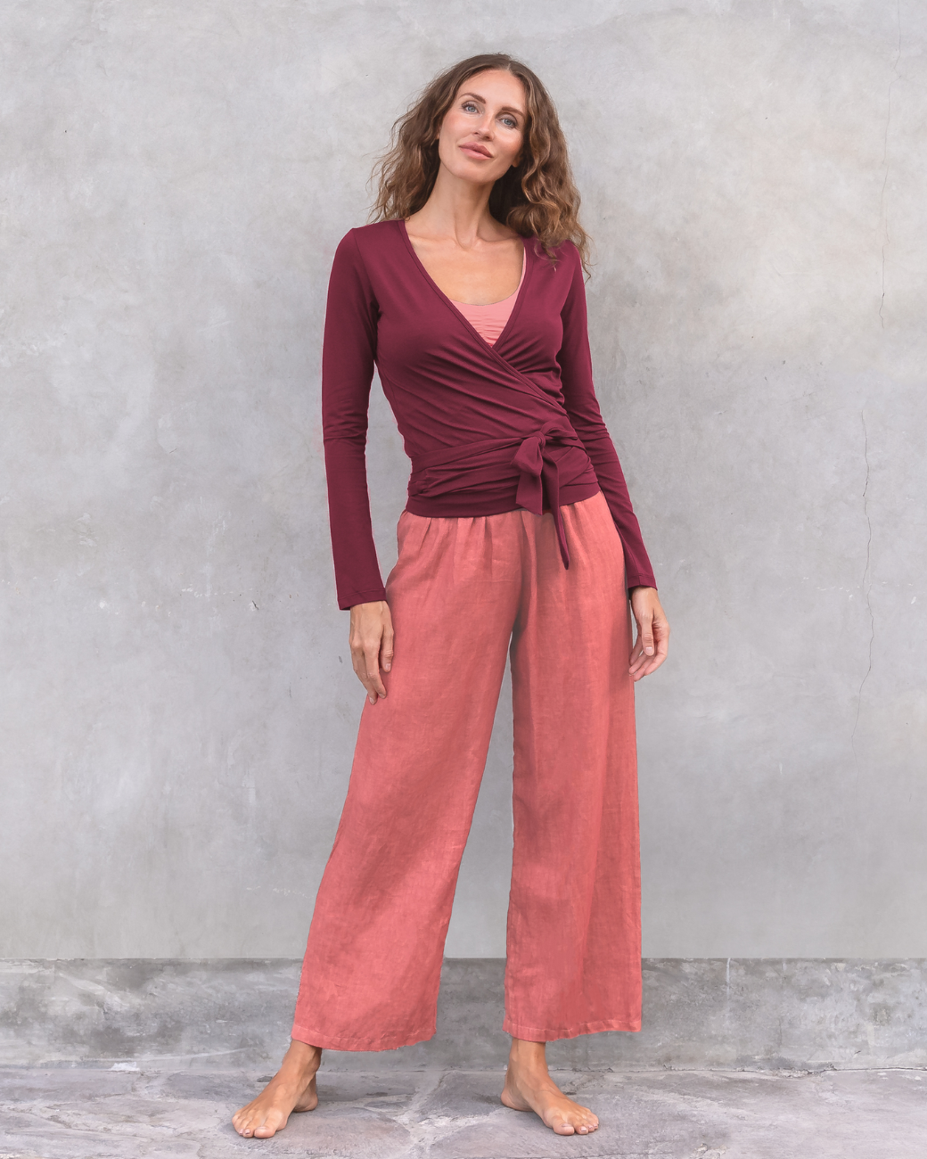 Wickeljacke Yael - Burgundy