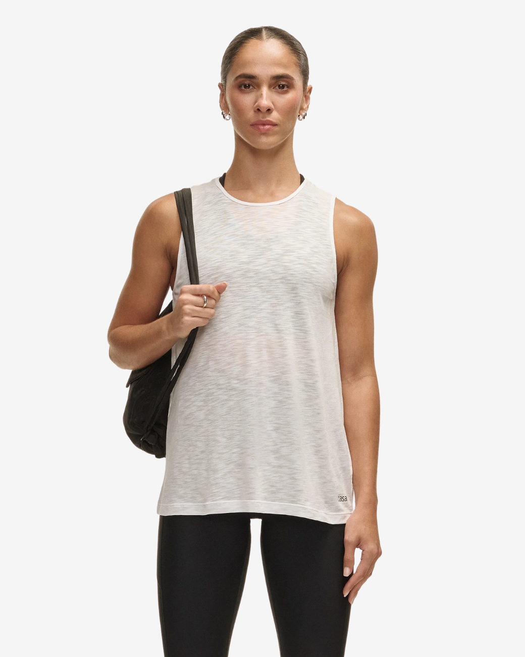 Tank Top Soft Texture - White